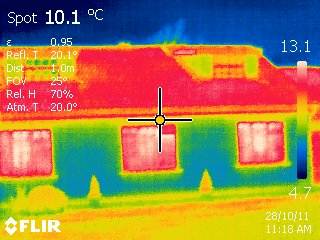 Building Thermography Cork, Infrared camera Ireland Thermal Imaging, Ventilation, condensation, damp, mold